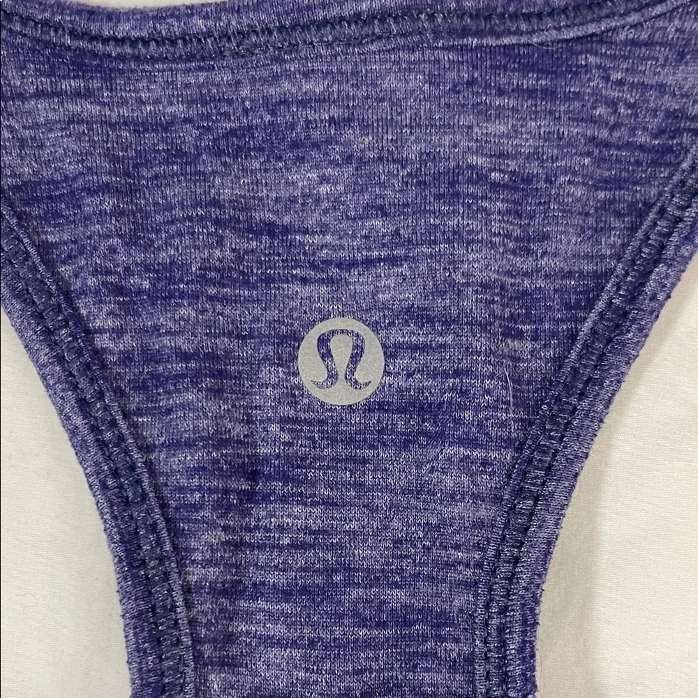 Lululemon Athletica Heathered Purple Tank Top